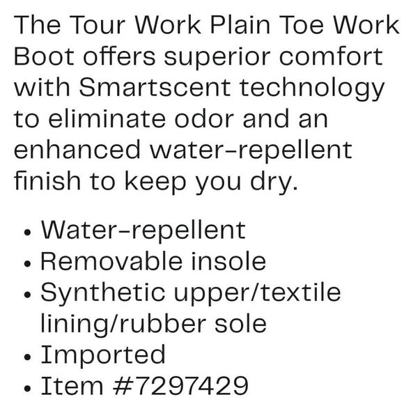 Nunn Bush Tour Work Sneaker Boot (Men) 10 M - Picture 7 of 9